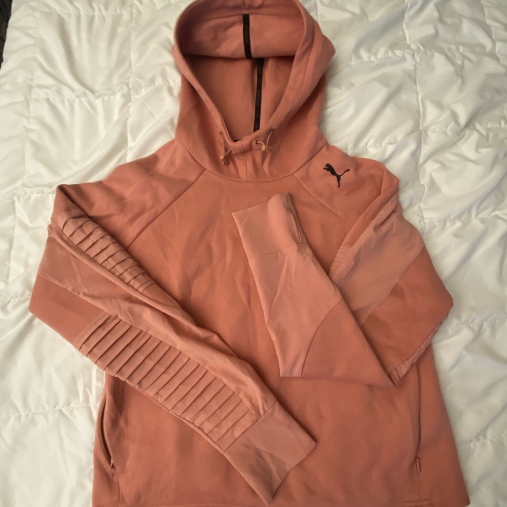 Salmon Puma hoodie